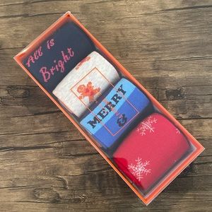 Lane Bryant Set of 4 Holiday Socks